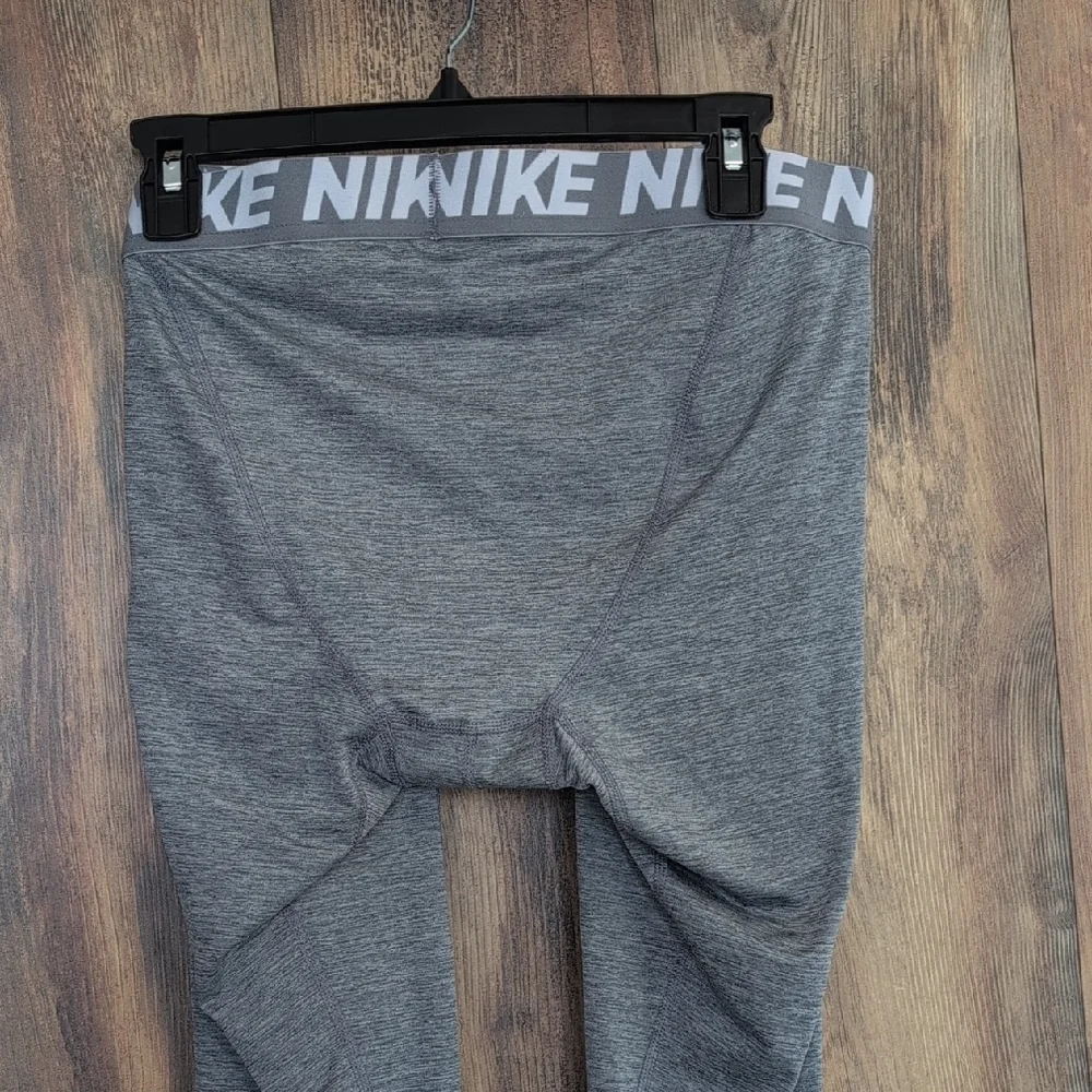 Nike Dri Fit Gray Athletic Compression Leggings XXL